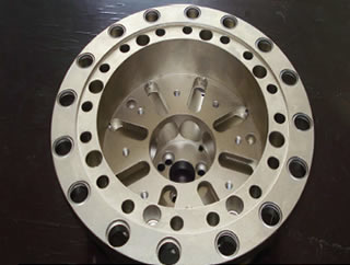 12 – casted and machined hydraulic motor part